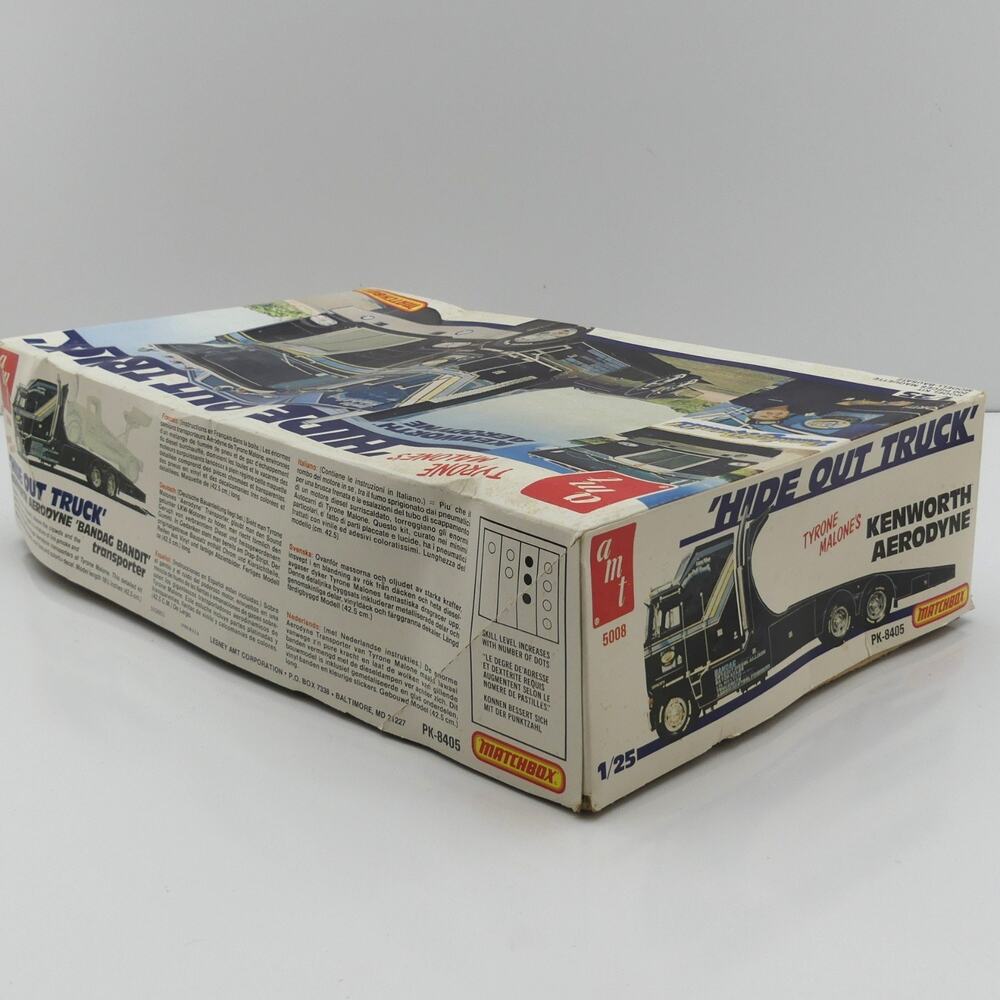 Matchbox AMT Tyrone Malone's Kenworth Aerodyne Hideout Truck 1/25 Model Kit - Picture 3 of 16